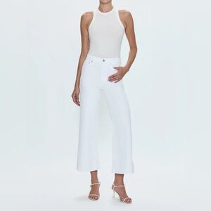 Pistola Lana High Rise Ultra Wide Leg Jean - Vivid White